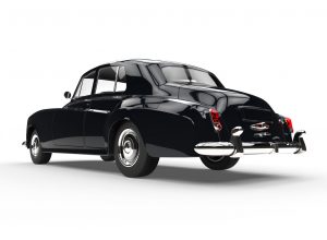 Black Oldtimer Rear View
